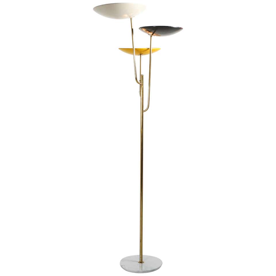 Black And White Floor Lamp - 87 For Sale on 1stDibs