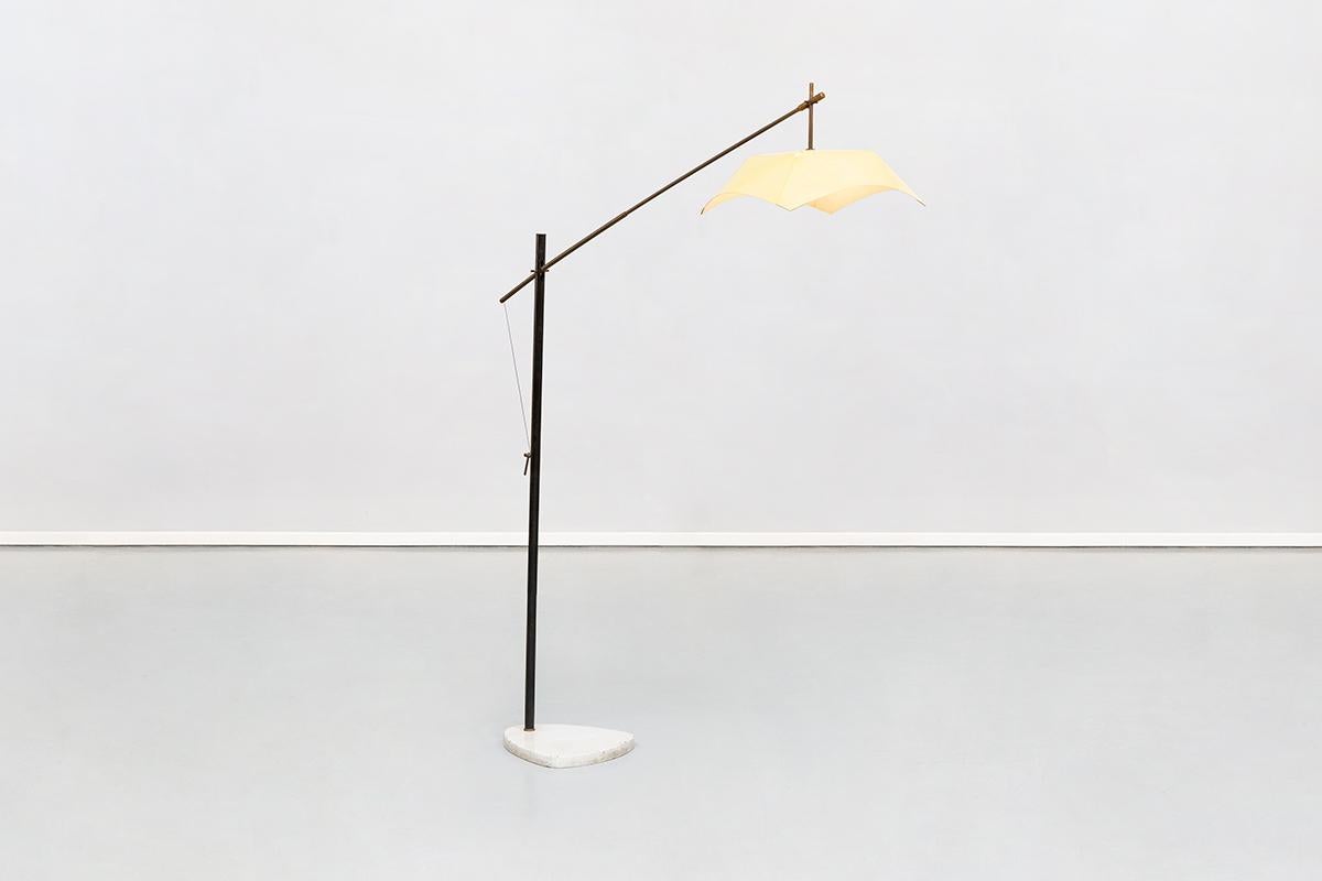 Mid-Century Modern Italian Floor Lamp by Angelo Lelii for Arredoluce, from 1950s