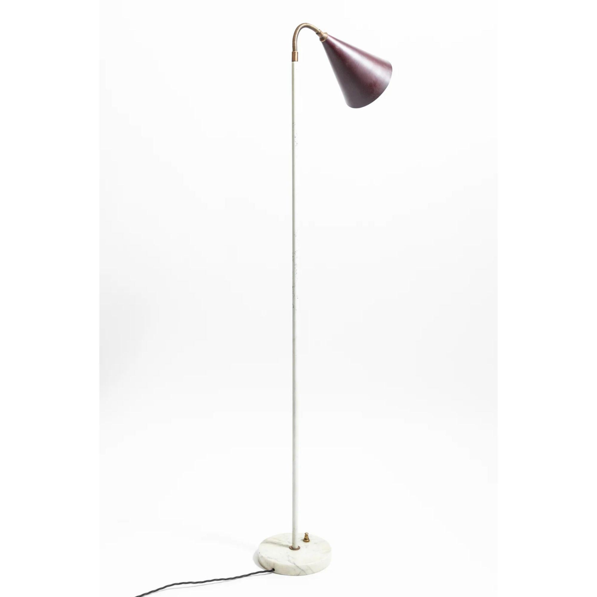 Italian Floor Lamp by Angelo Ostuni, 1950s In Good Condition For Sale In London, GB