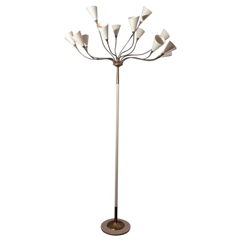 Italian Floor Lamp by Arteluce For Sale