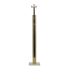 Italian Floor Lamp by Fratelli Martini Brass and Lacquered Metal, 1970