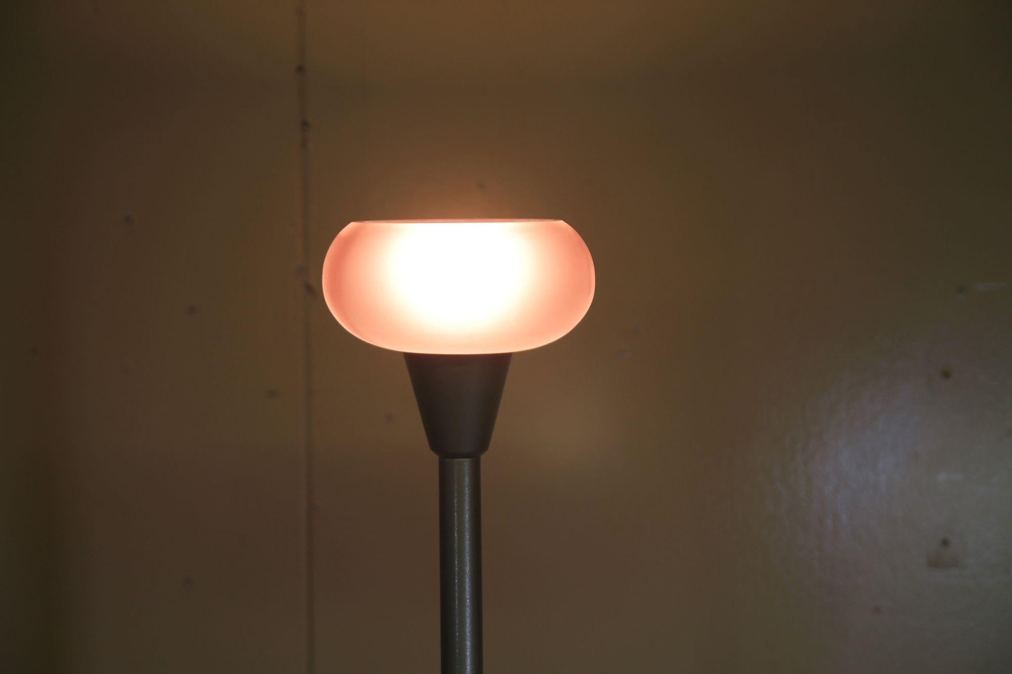 Metal Italian Floor Lamp by Leucos For Sale