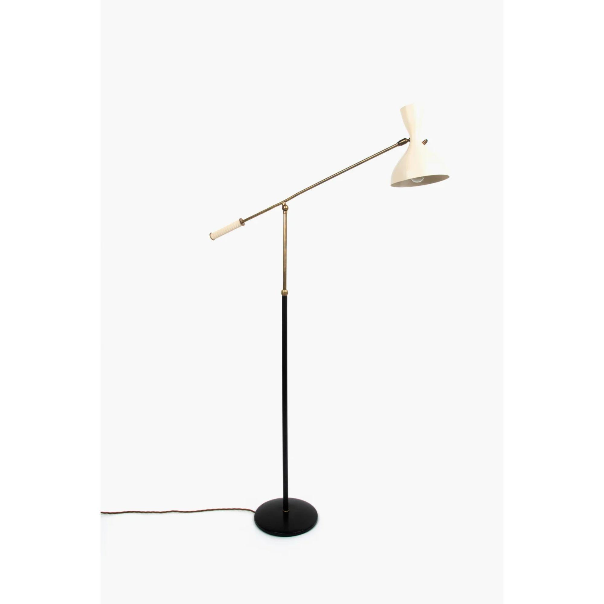 Italian Floor Lamp by Lumen Milano, 1950s In Good Condition For Sale In London, GB