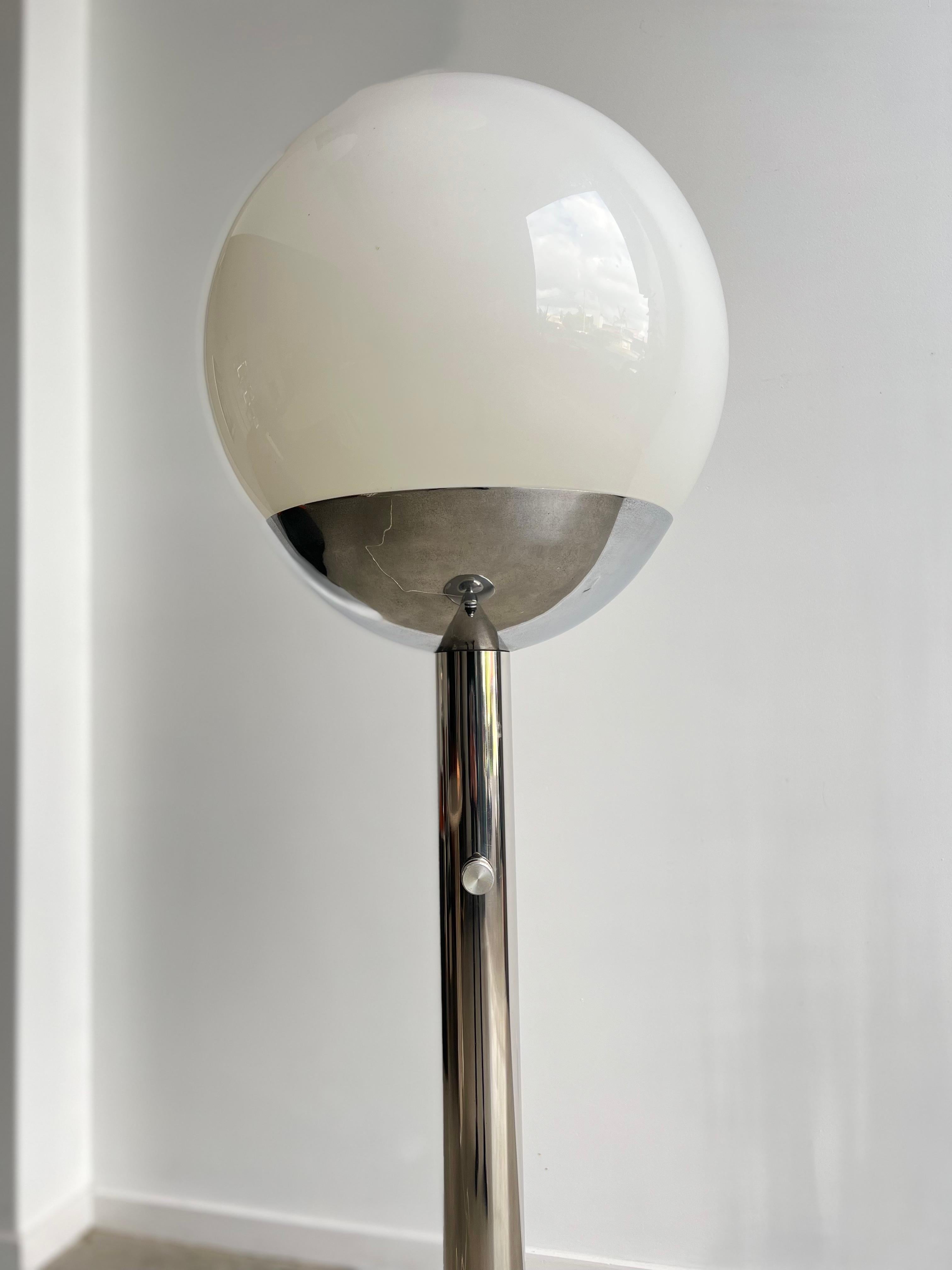Space Age Italian Floor Lamp by Pia Guidetti Crippa for Luci Milano For Sale