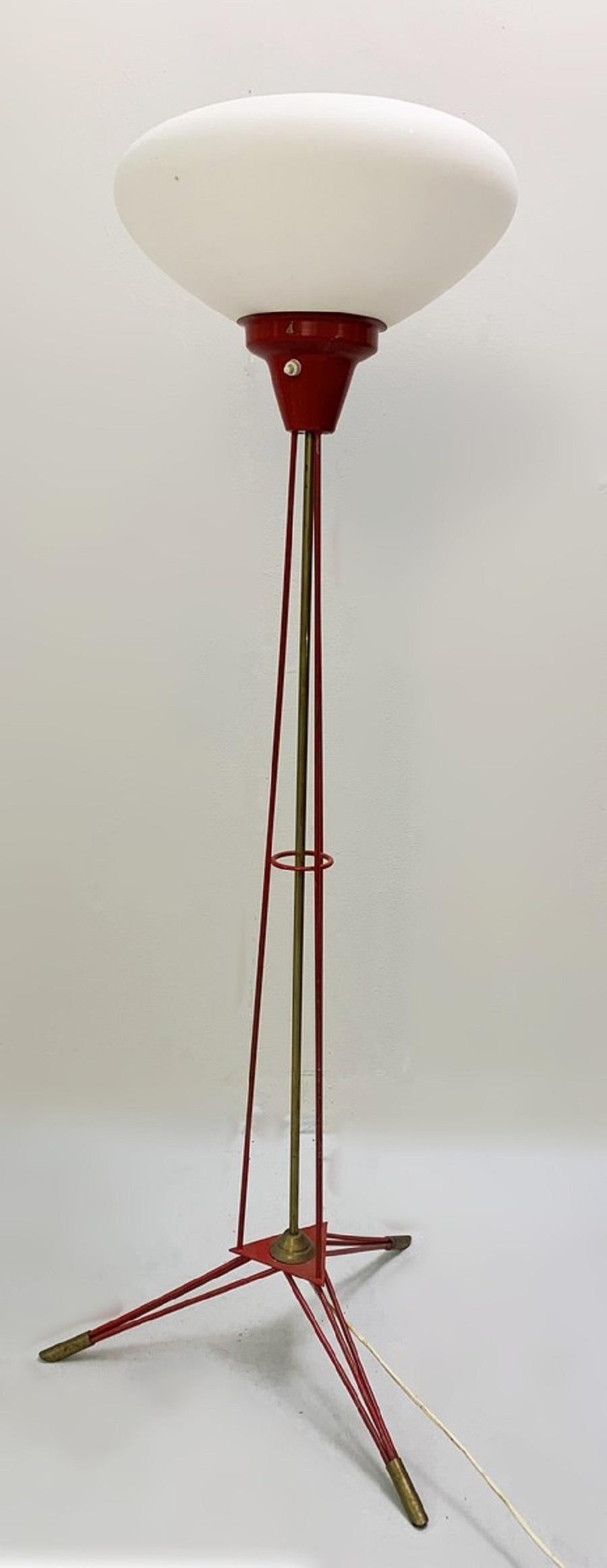 Mid-Century Modern Italian Floor Lamp by Stilnovo