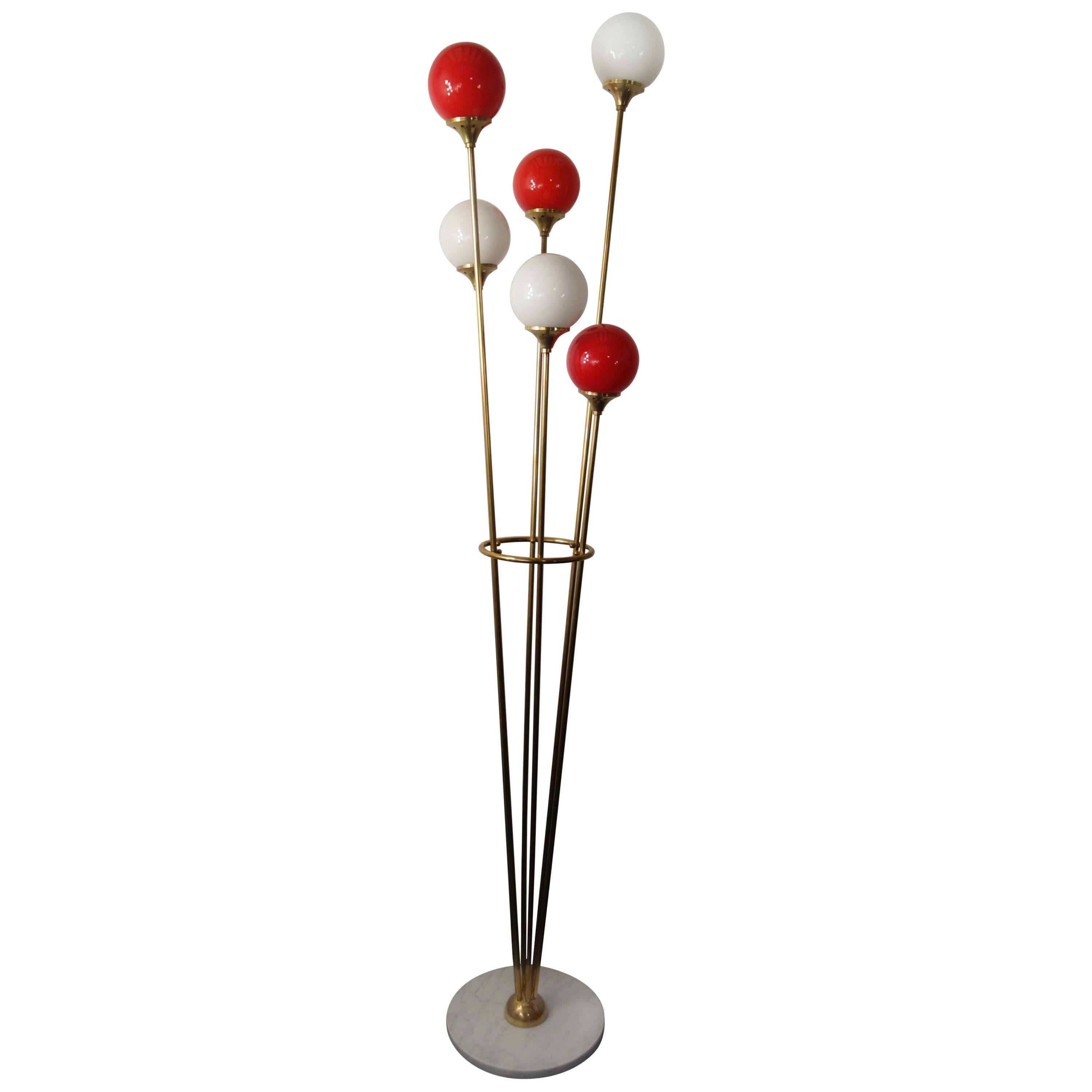 Italian Floor Lamp Contemporary Stilnovo Style