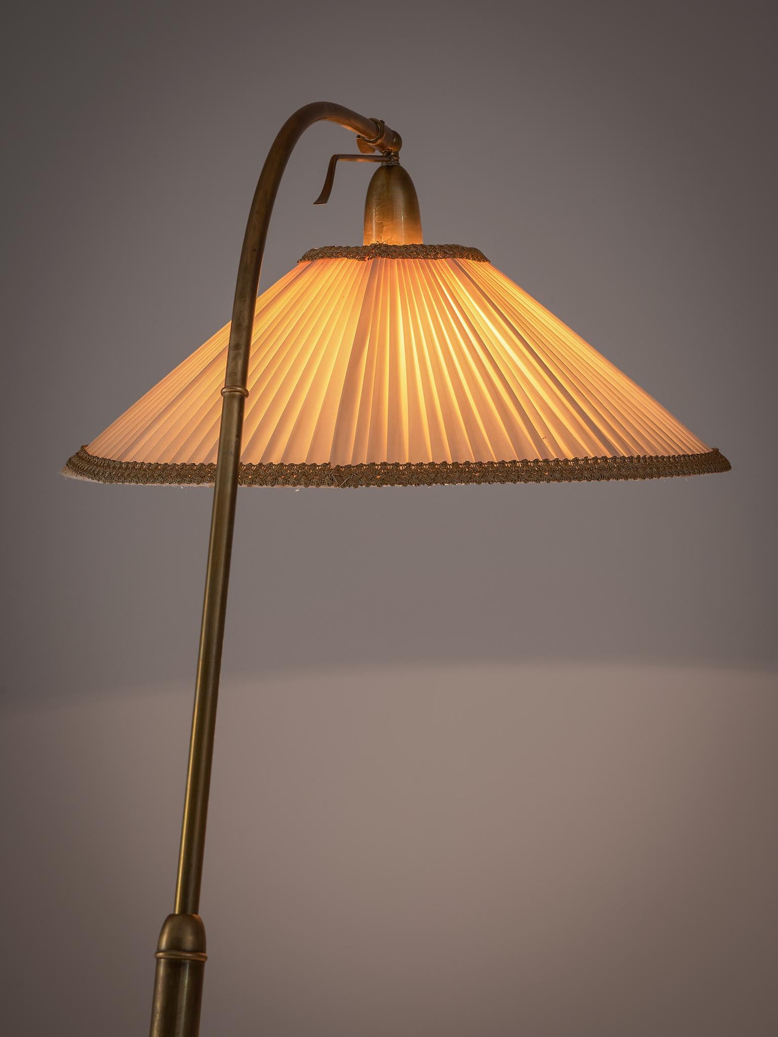 Italian Floor Lamp in Brass (Italienisch)