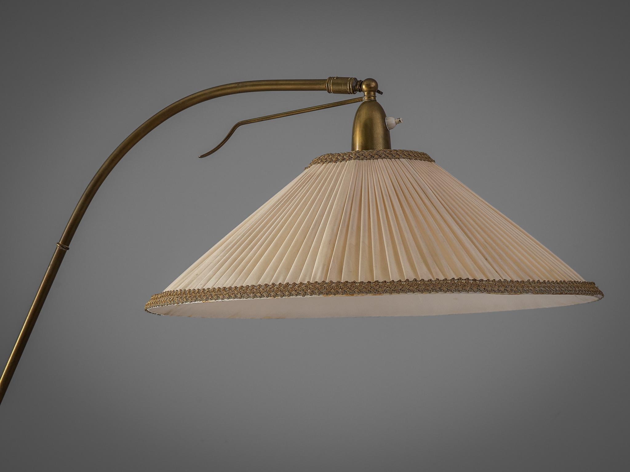 Italian Floor Lamp in Brass (Messing)