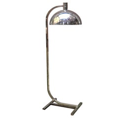 Italian Floor Lamp in Chromed Steel AM\AS by F.Helg and F. Albini, Sirrah, 1960s