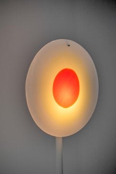 Lampada da terra italiana in vetro di Murano di La Murrina, anni '80