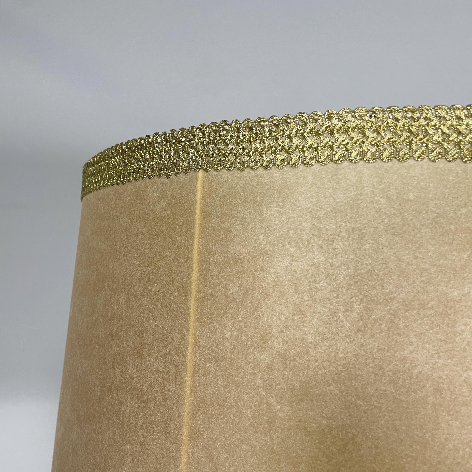 Lampadaire italien en Wood avec feuille d'or et laque bleu clair, années 1940. en vente 1