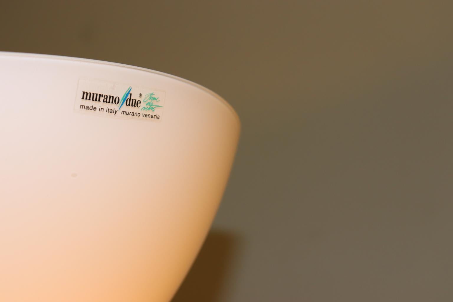 Italian Floor Lamp Murano Hand Blown 