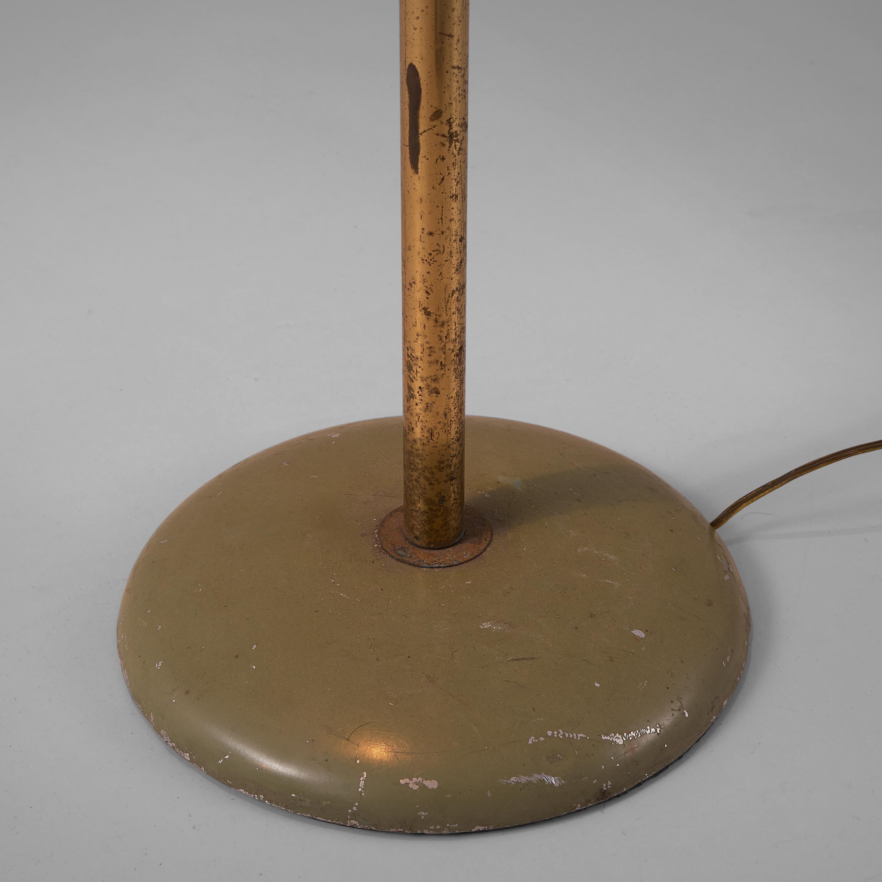 Metal Italian Floor Lamp with Adjustable Shade