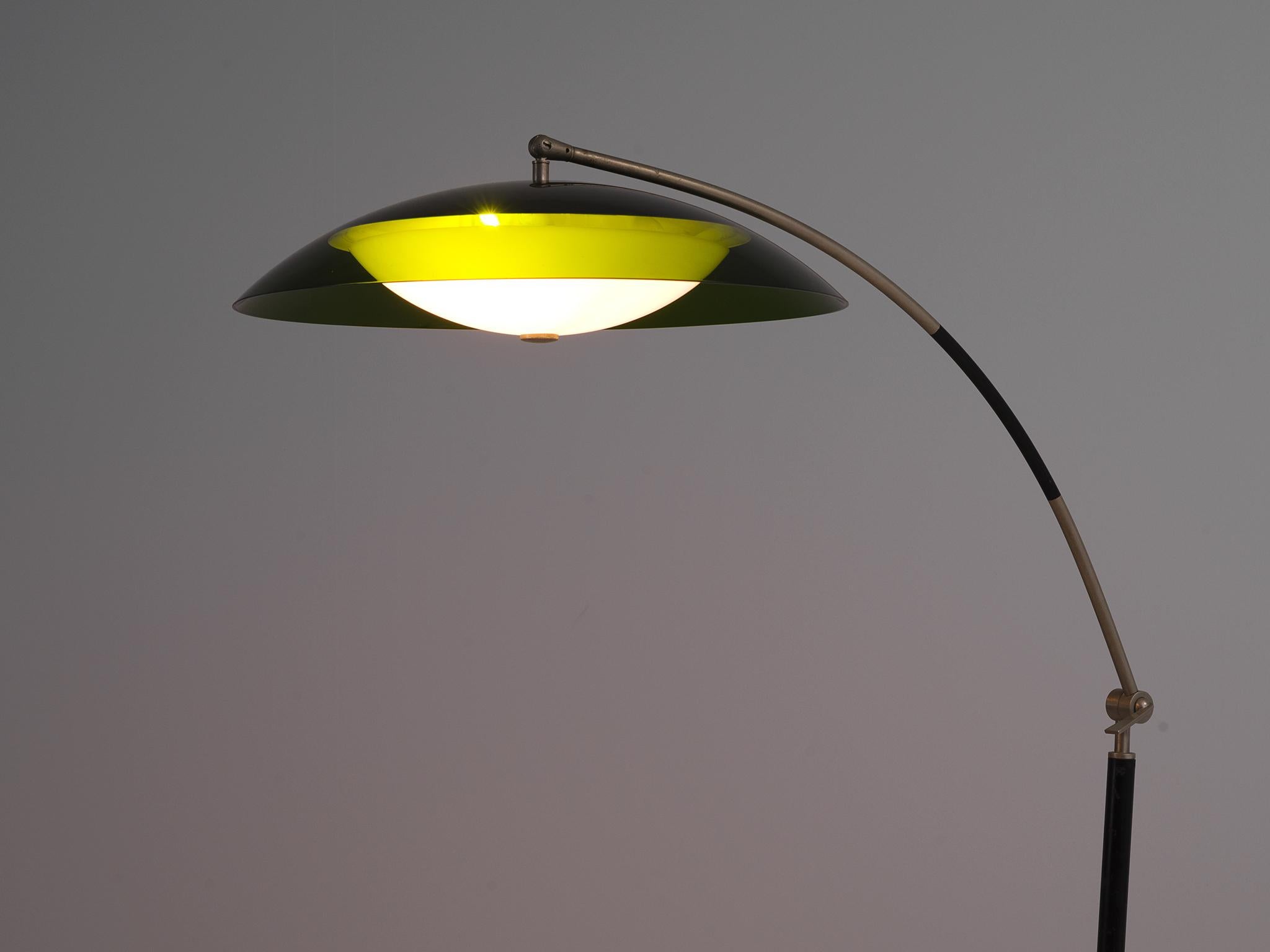 Mid-20th Century Italian Floor Lamp with Adjustable Stem