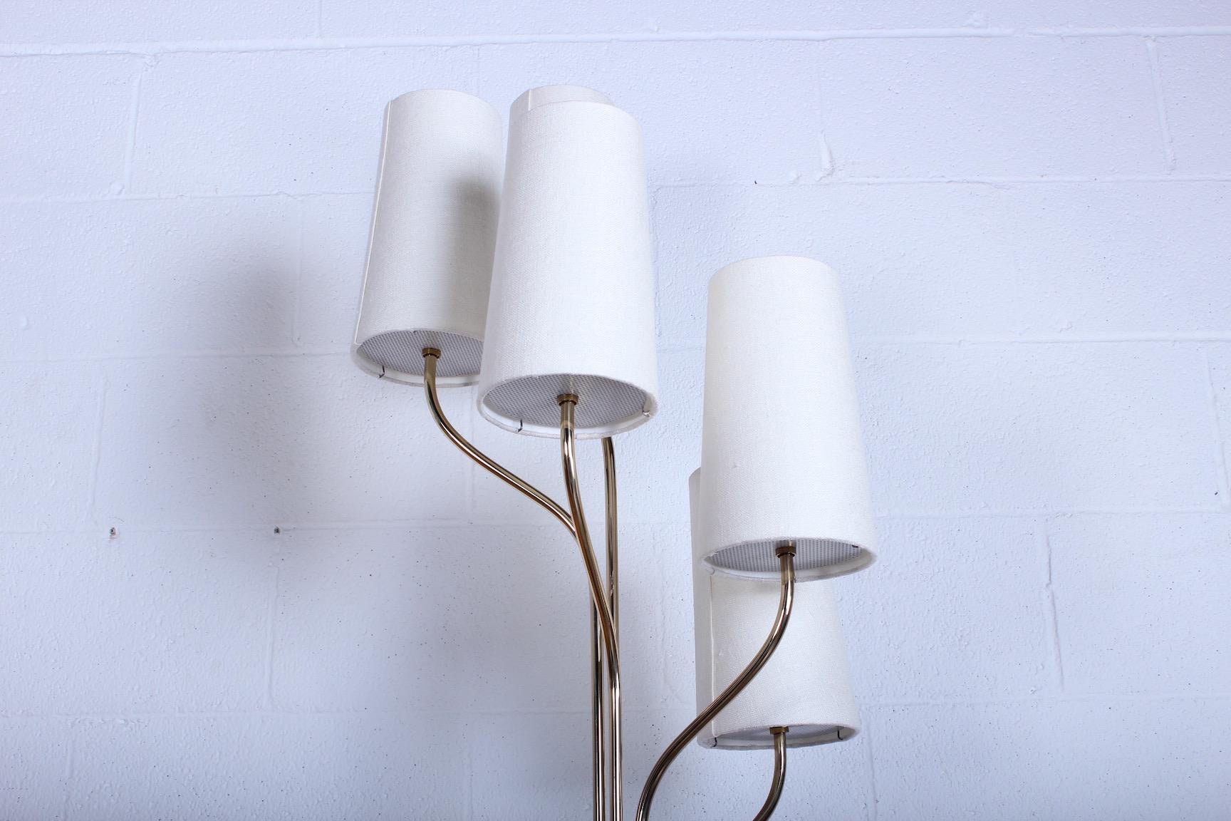 Italian Floor Lamp with Cascading Shades 1