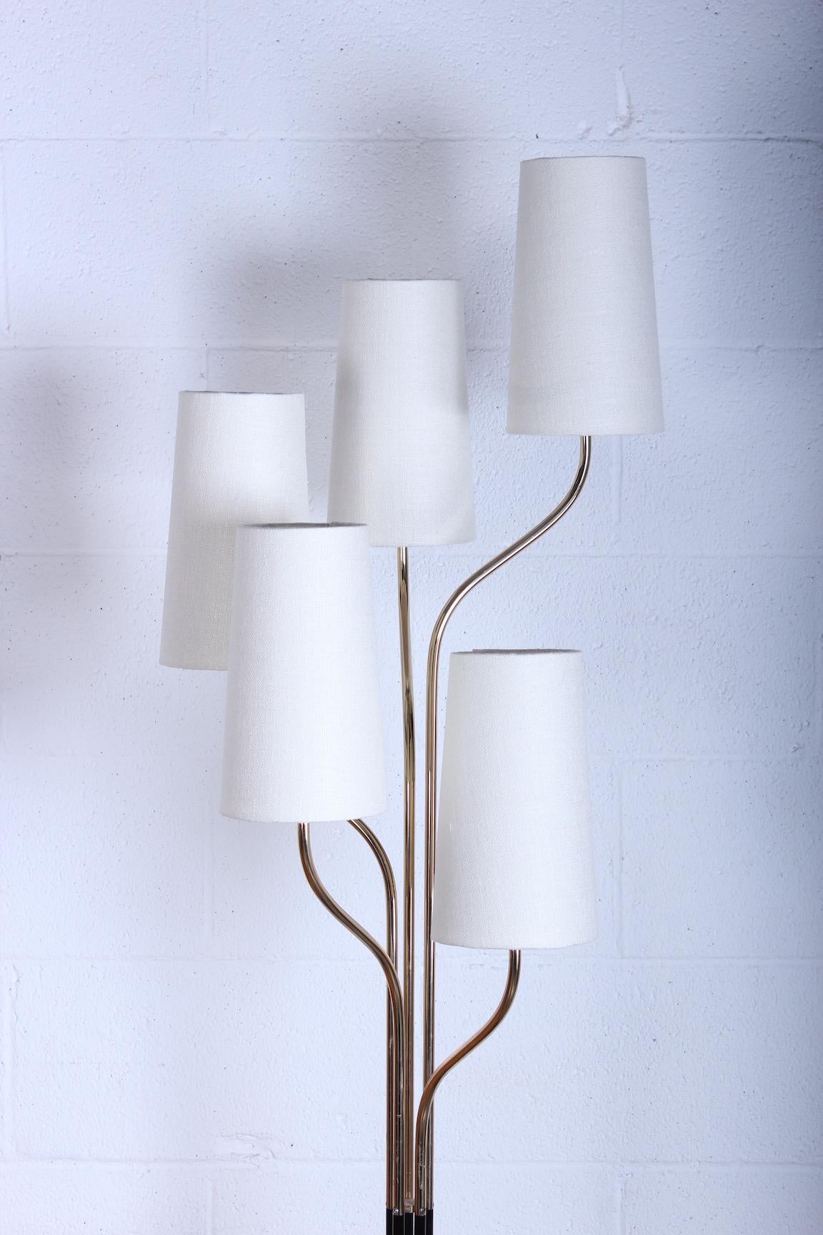 Italian Floor Lamp with Cascading Shades 4