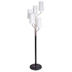 Italian Floor Lamp with Cascading Shades