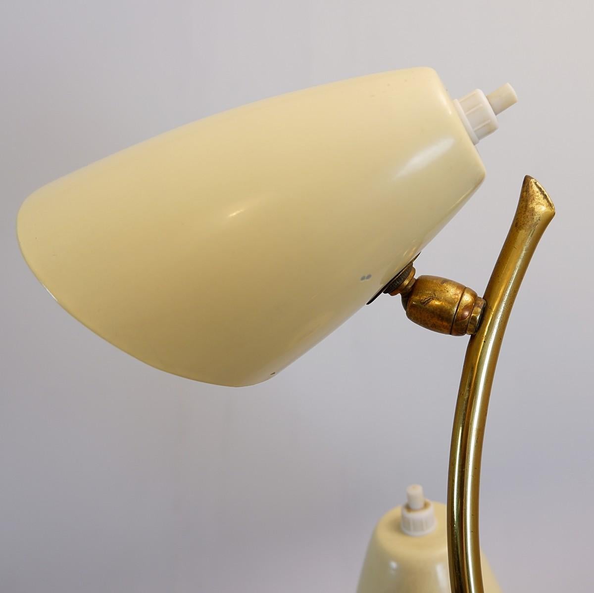 Mid-Century Modern Italian Floor Lamp with Four Individual Shades, 1950s