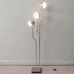 Italian Floor Lamp with Three Lights by Reggiani, 1970s