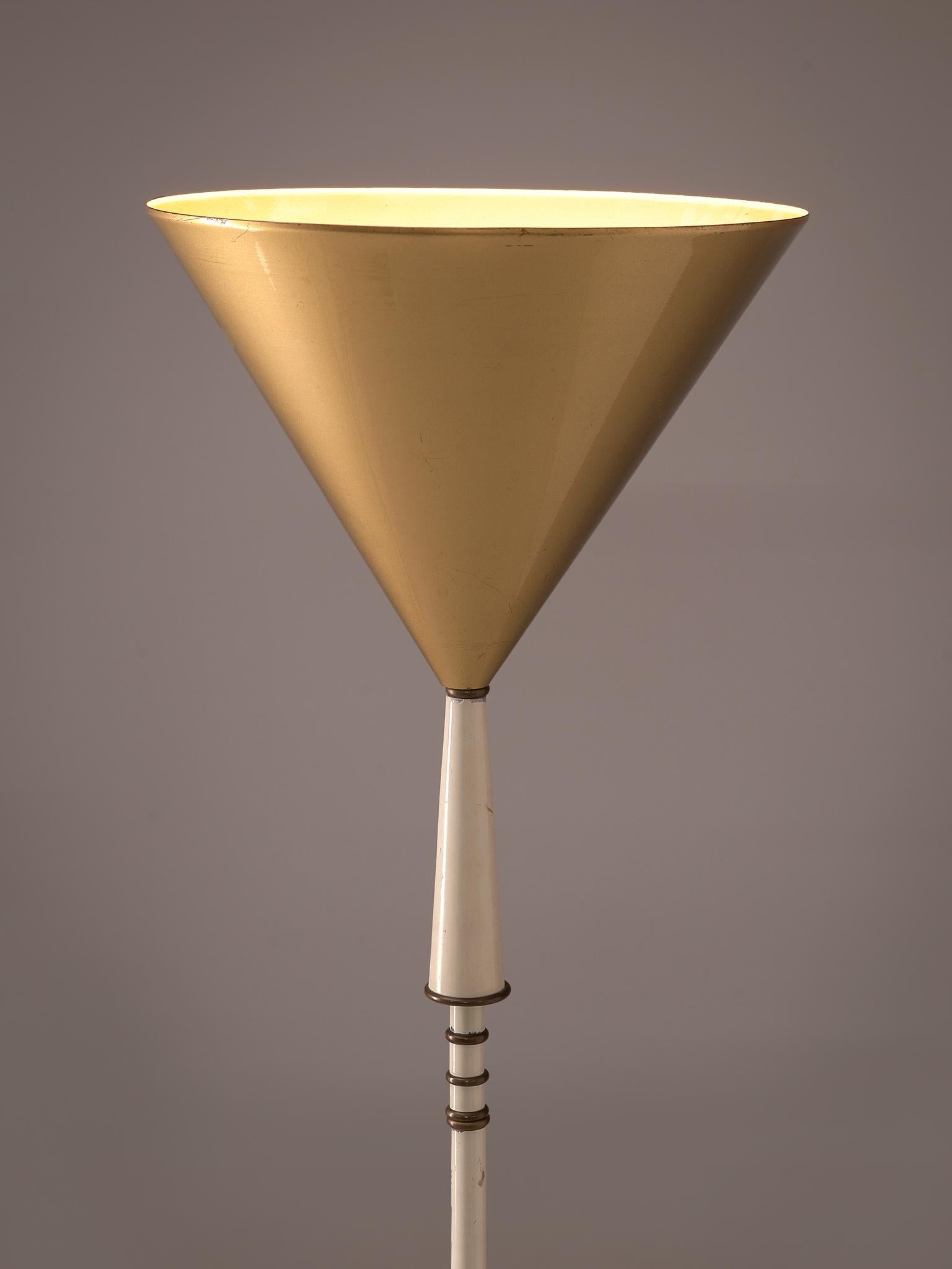 Mid-Century Modern Italian Floor Lamp with Tripod Foot