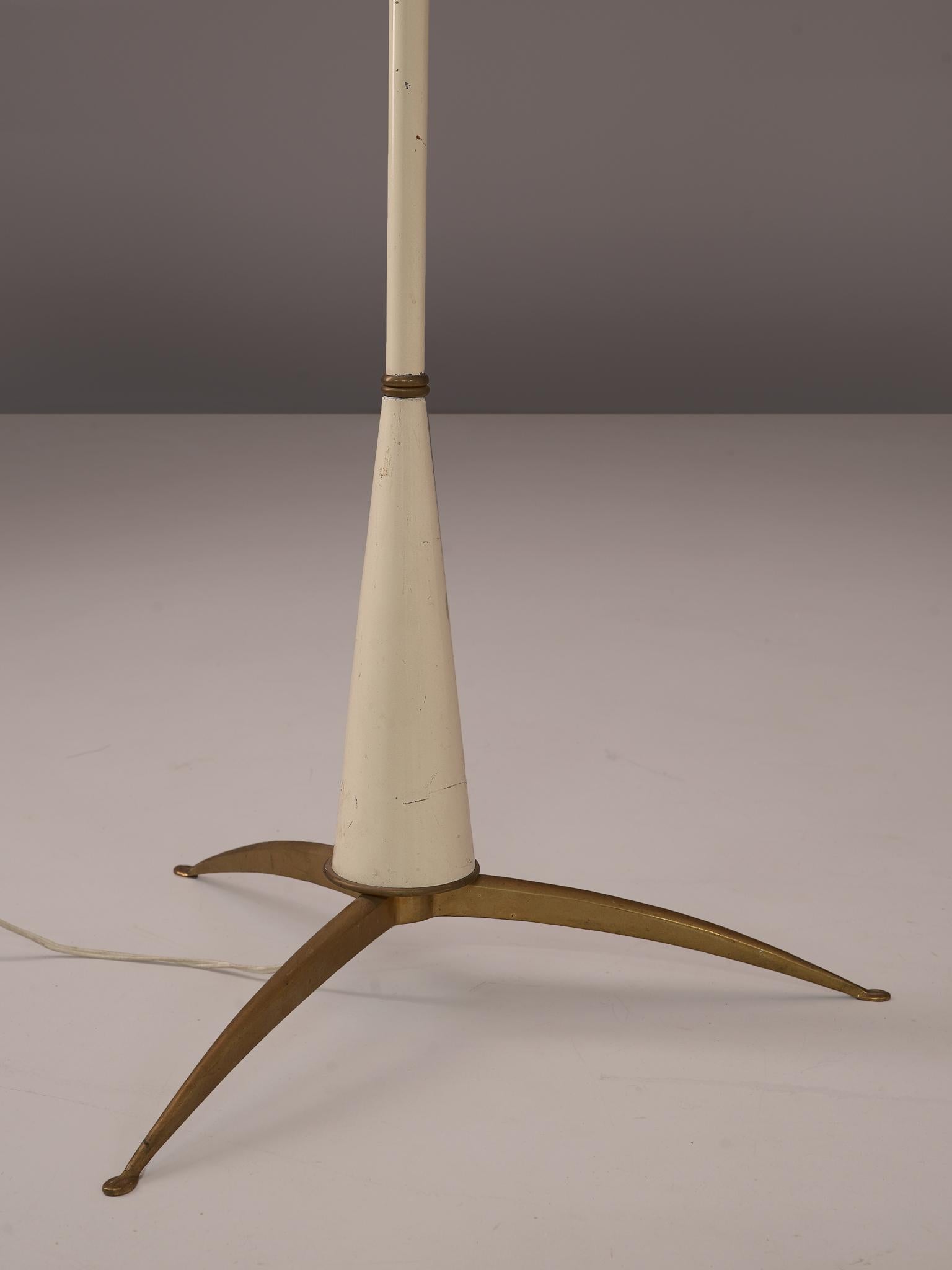 Mid-20th Century Italian Floor Lamp with Tripod Foot