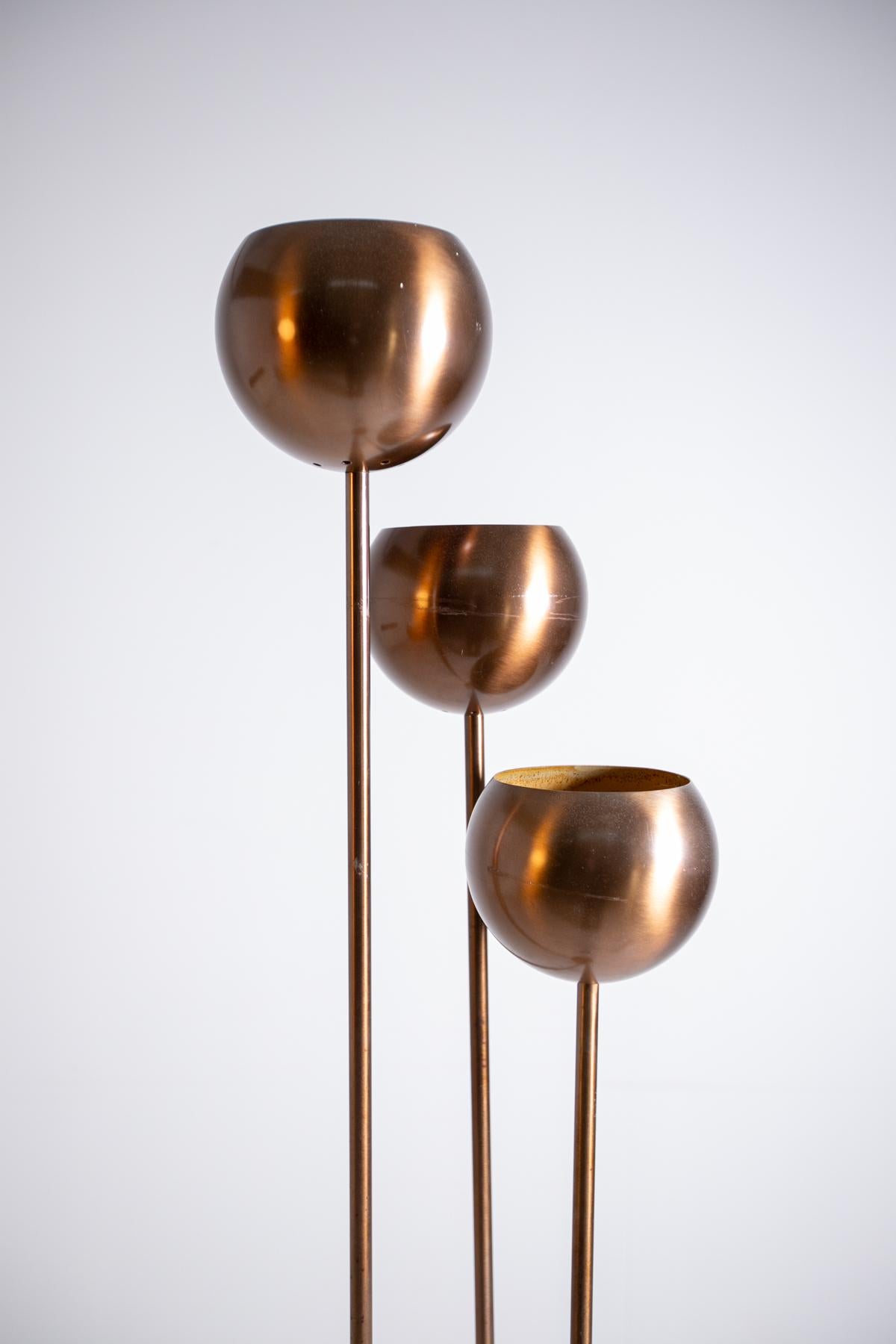 Italian Floor Lamps by Goffredo Reggiani in Copper, 1960s 1