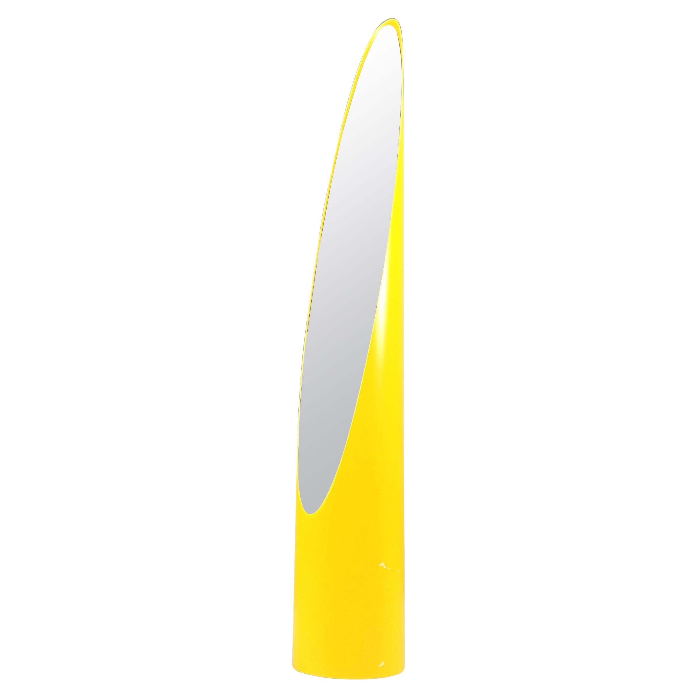 Italian floor mirror attributed to Rodolfo Bonetto, 1970s