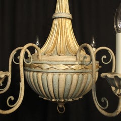 Italian Florentine 6-Light Polychrome Chandelier