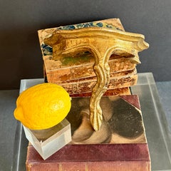Italian Florentine Architectural Gilt Wall Shelf Bracket, circa 1950's