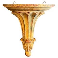 Italian Florentine Architectural Gilt Wall Shelf Bracket, circa 1950's