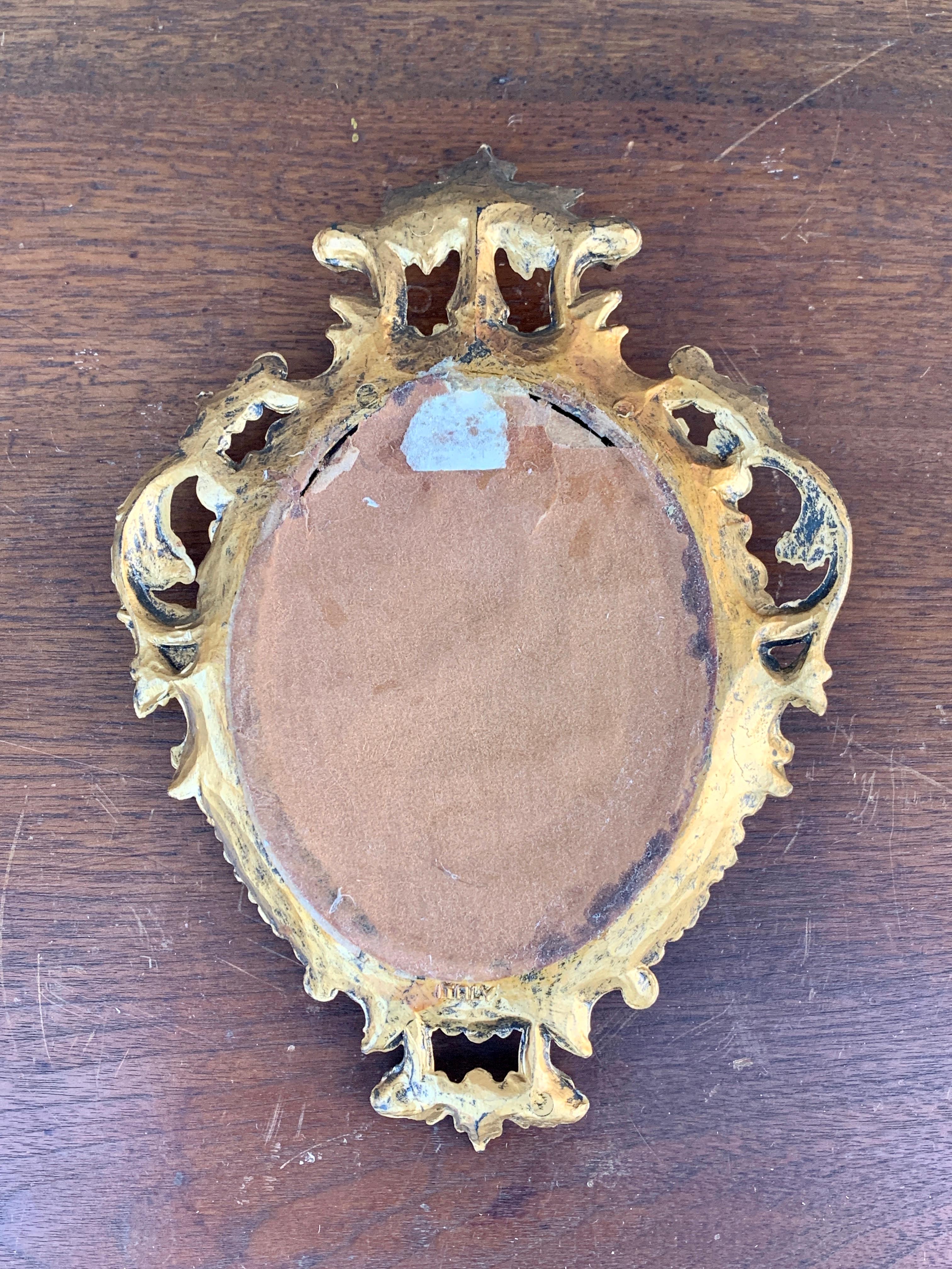 Italian Florentine Baroque Gold Giltwood Wall Mirror 5