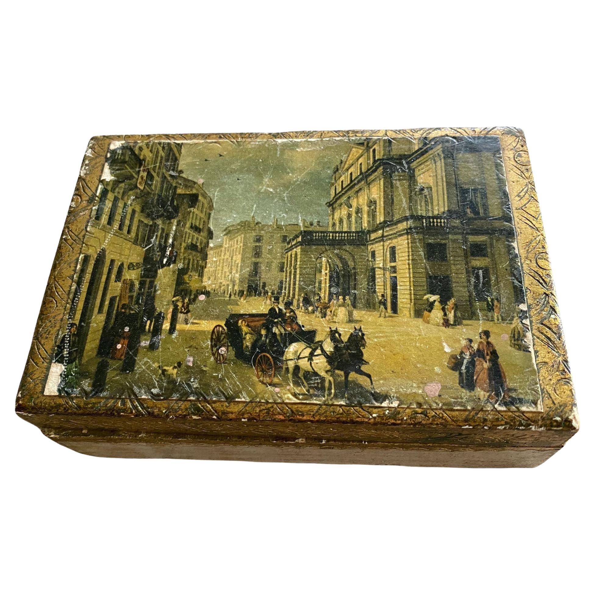 Italian Florentine Box For Sale
