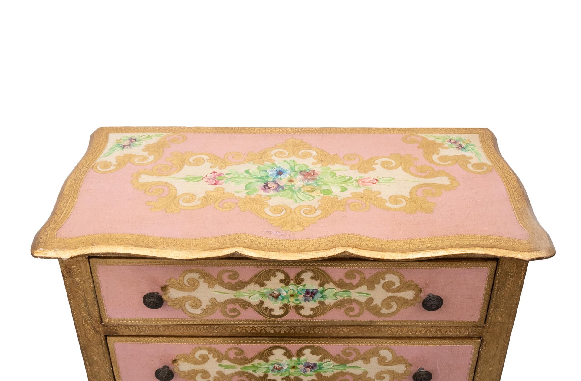 Italian Florentine Chest off Drawers 2