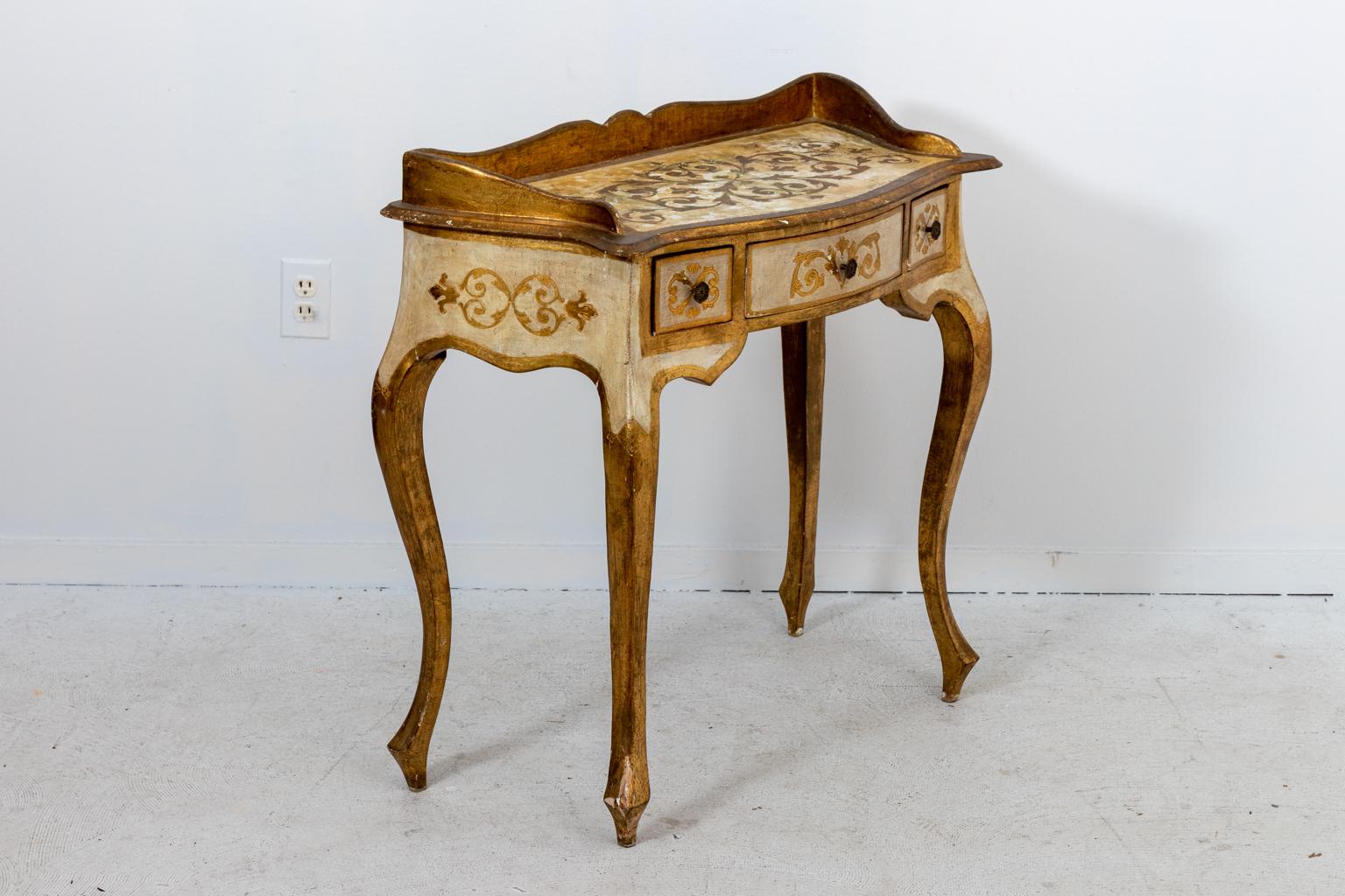 Italian Florentine Gilded Desk 1