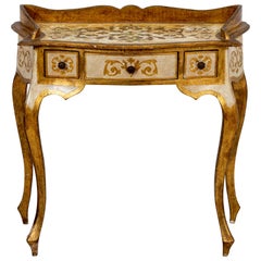 Italian Florentine Gilded Desk or Vanity