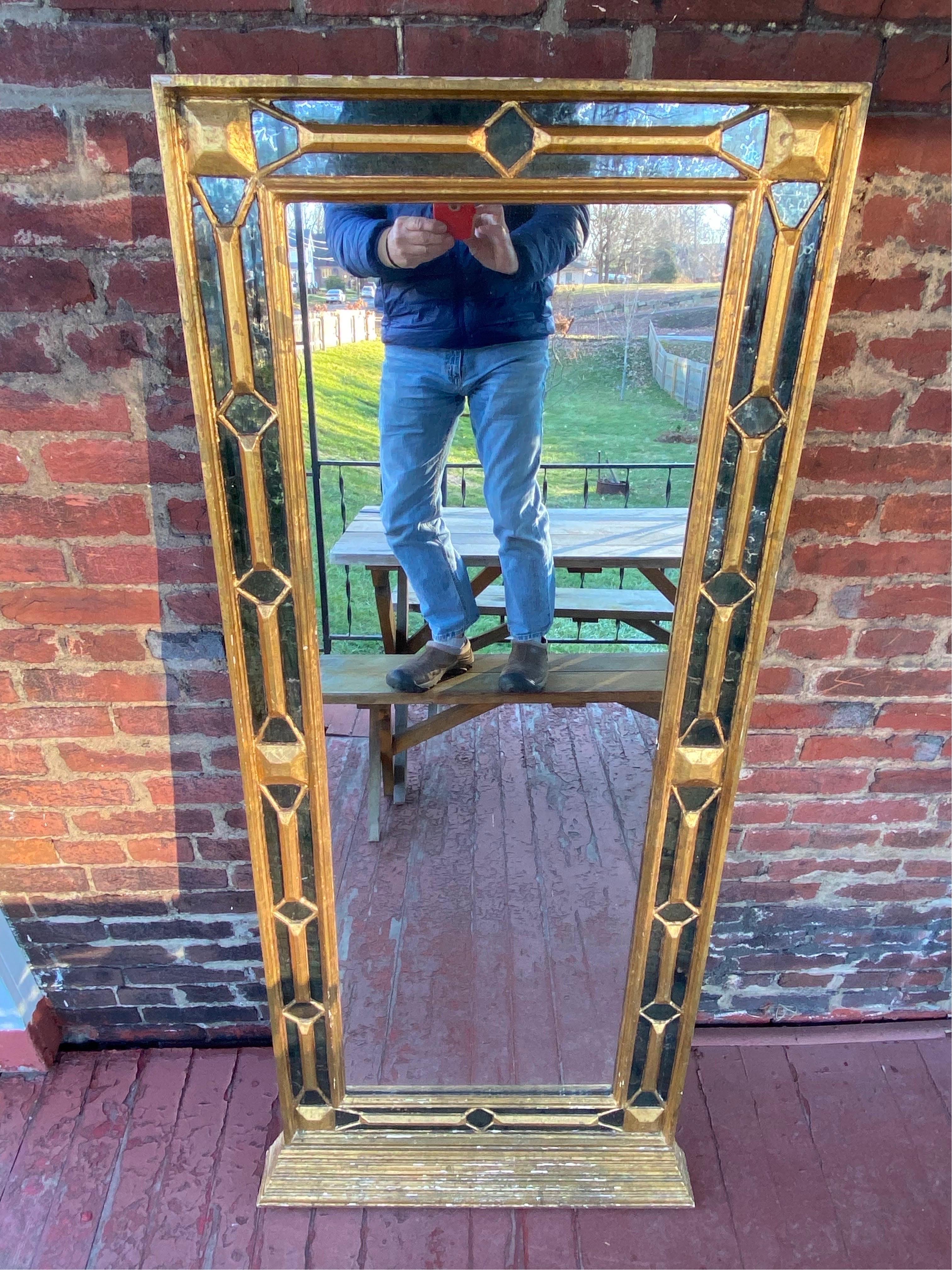 Miroir italien doré Florentine/ Hollywood Regency en vente 7