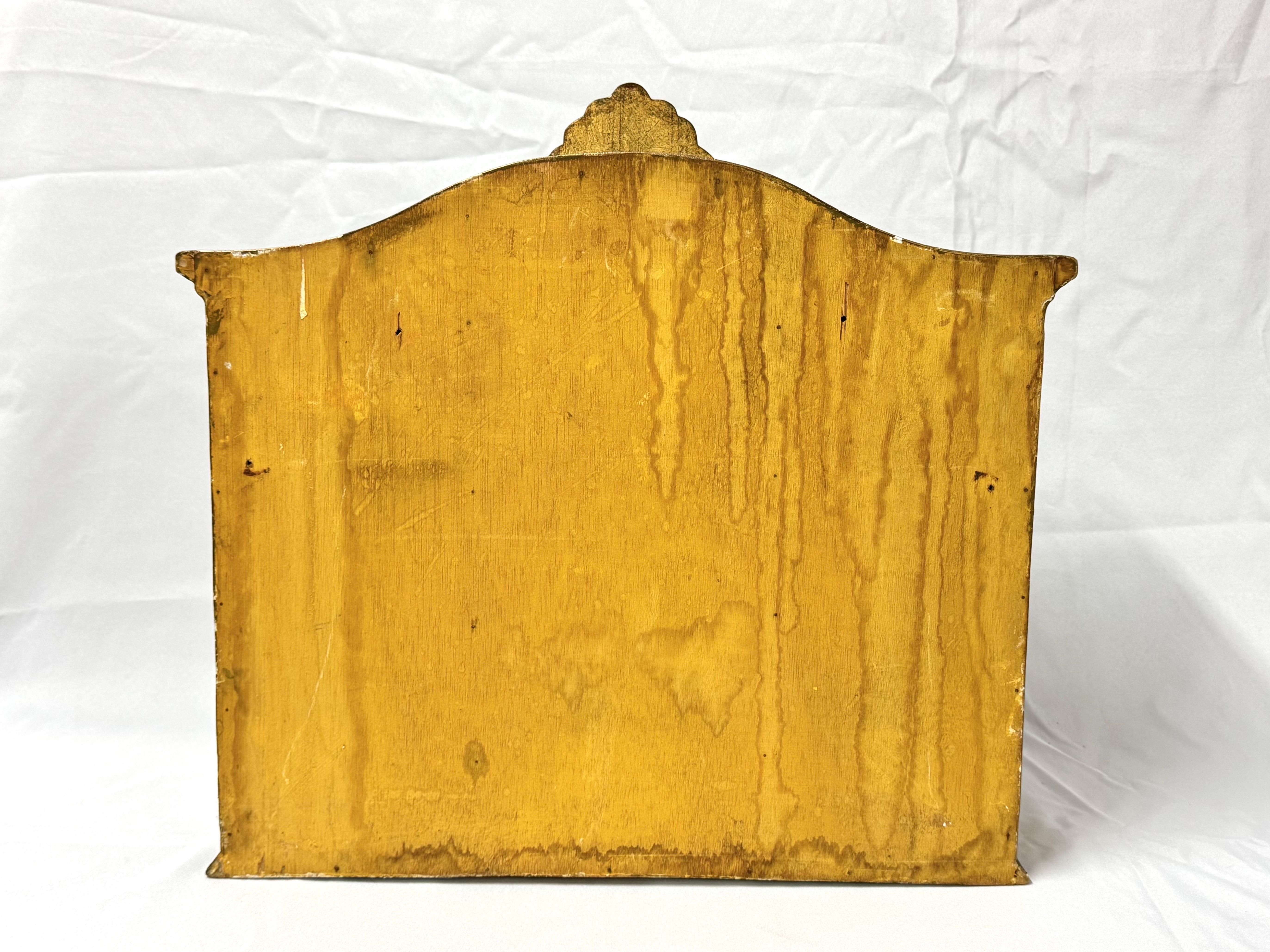 Italian Florentine Giltwood Wall Cabinet For Sale 16