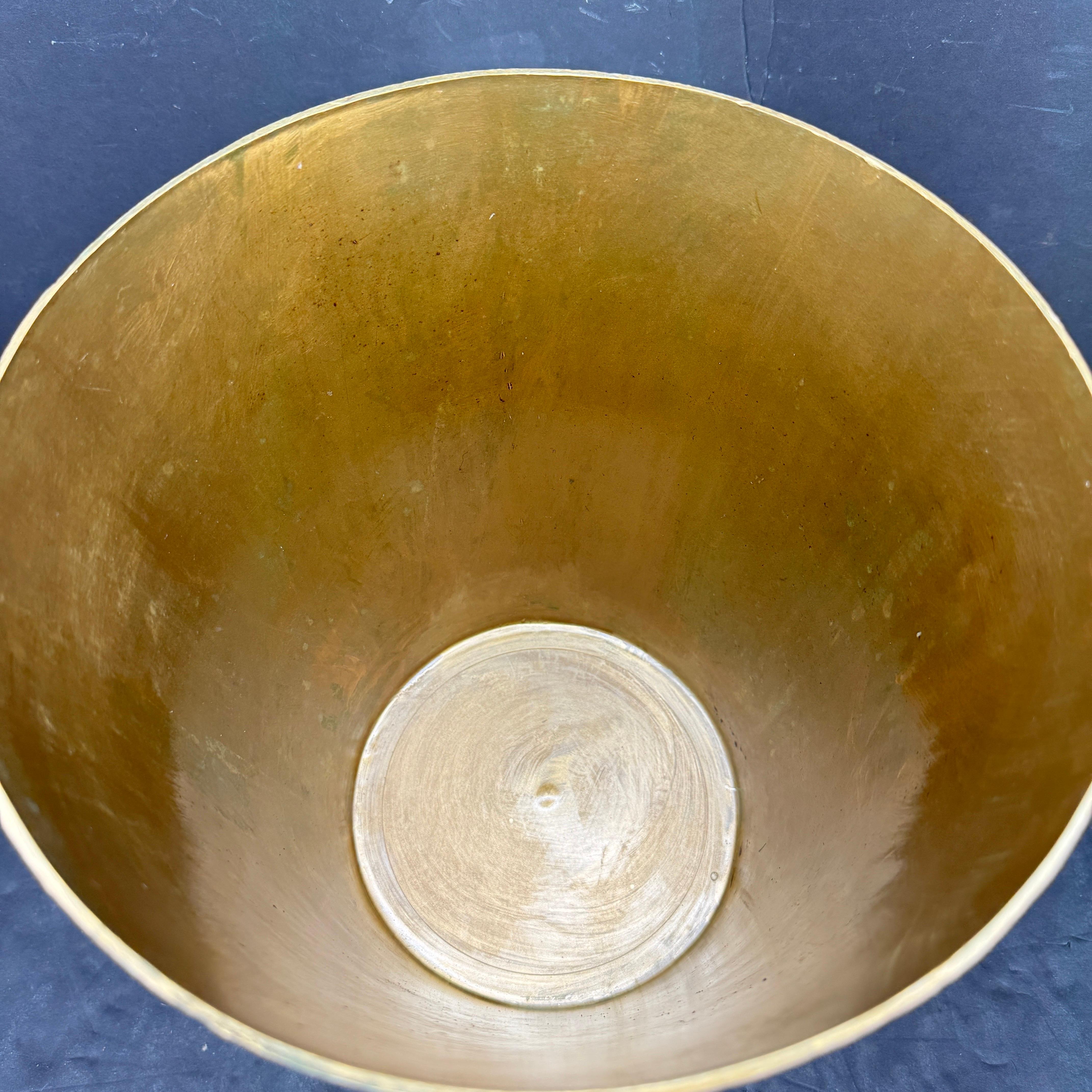 Italian Florentine Gold and Cream Wastebasket Trash Can 3