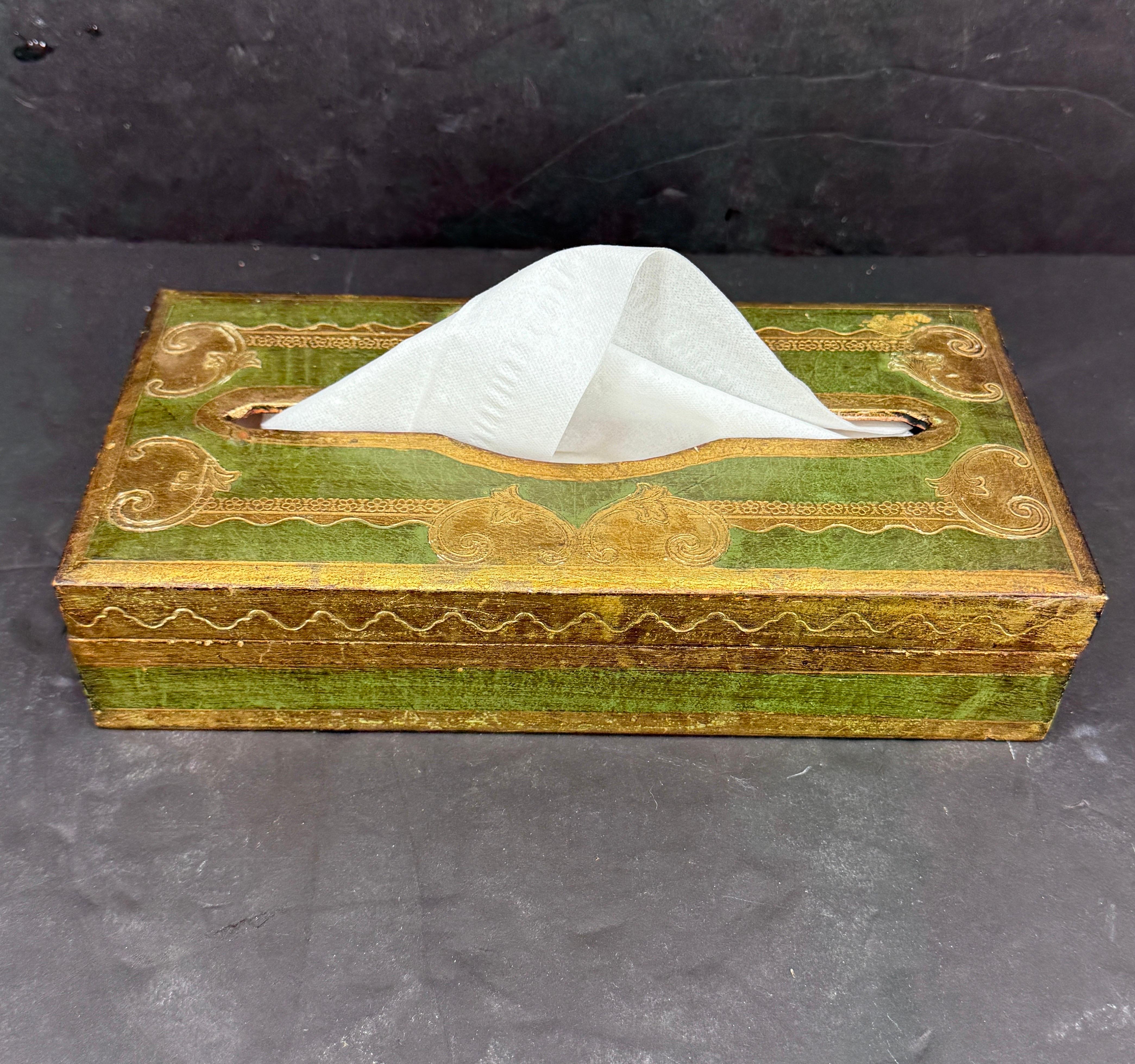 Fait main Boîte à mouchoirs en bois rectangulaire italienne Greene & Greene Greene en vente