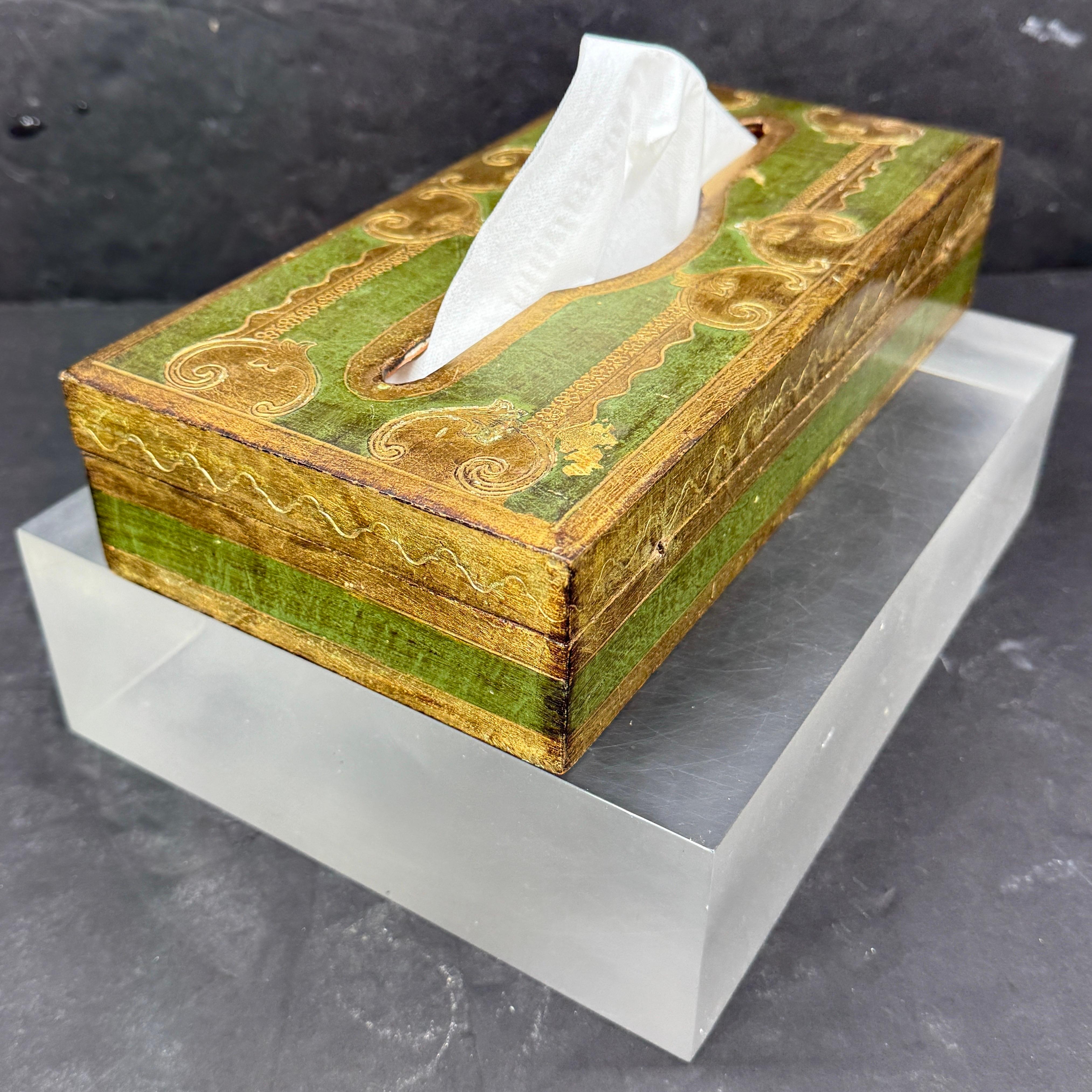20ième siècle Boîte à mouchoirs en bois rectangulaire italienne Greene & Greene Greene en vente
