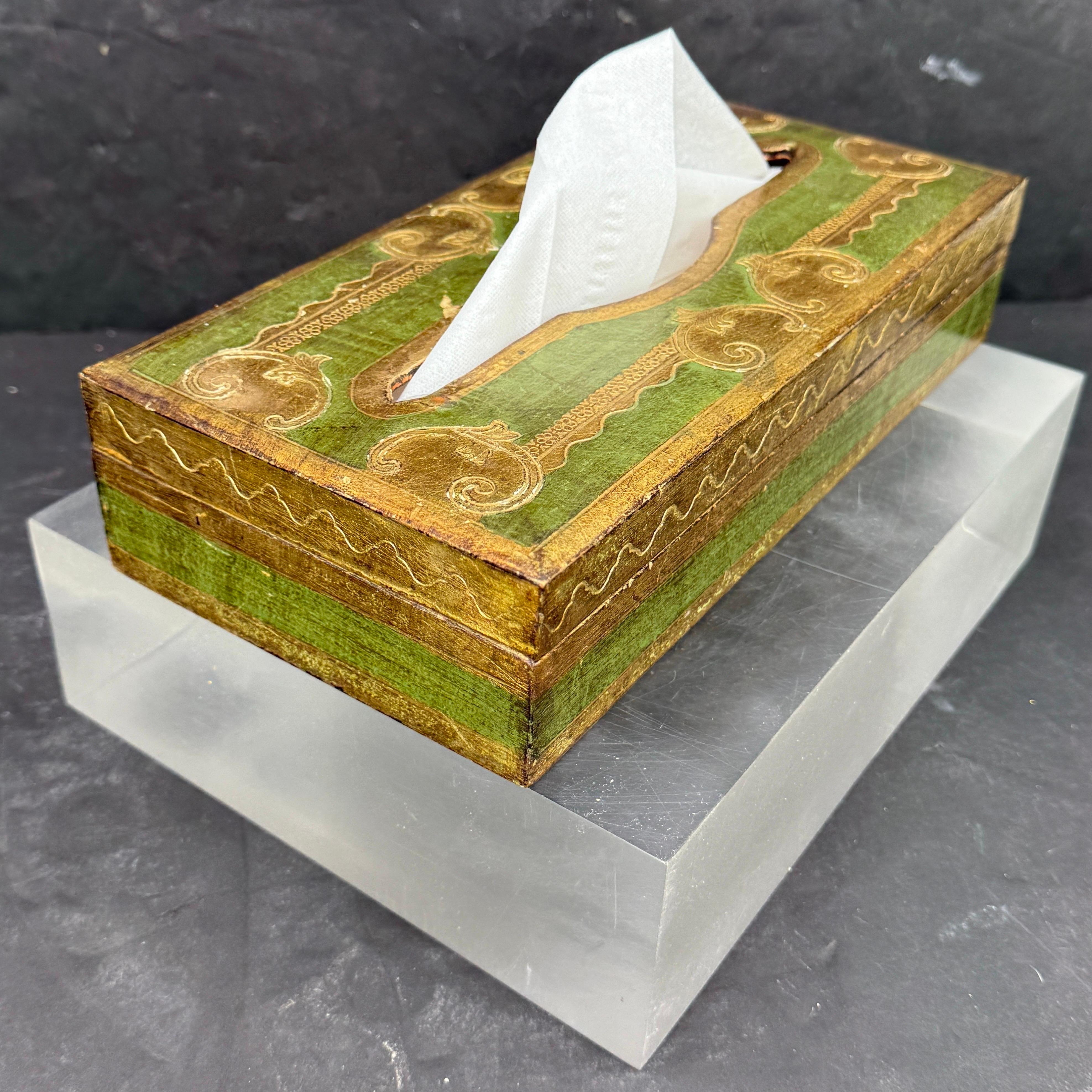 Bois Boîte à mouchoirs en bois rectangulaire italienne Greene & Greene Greene en vente