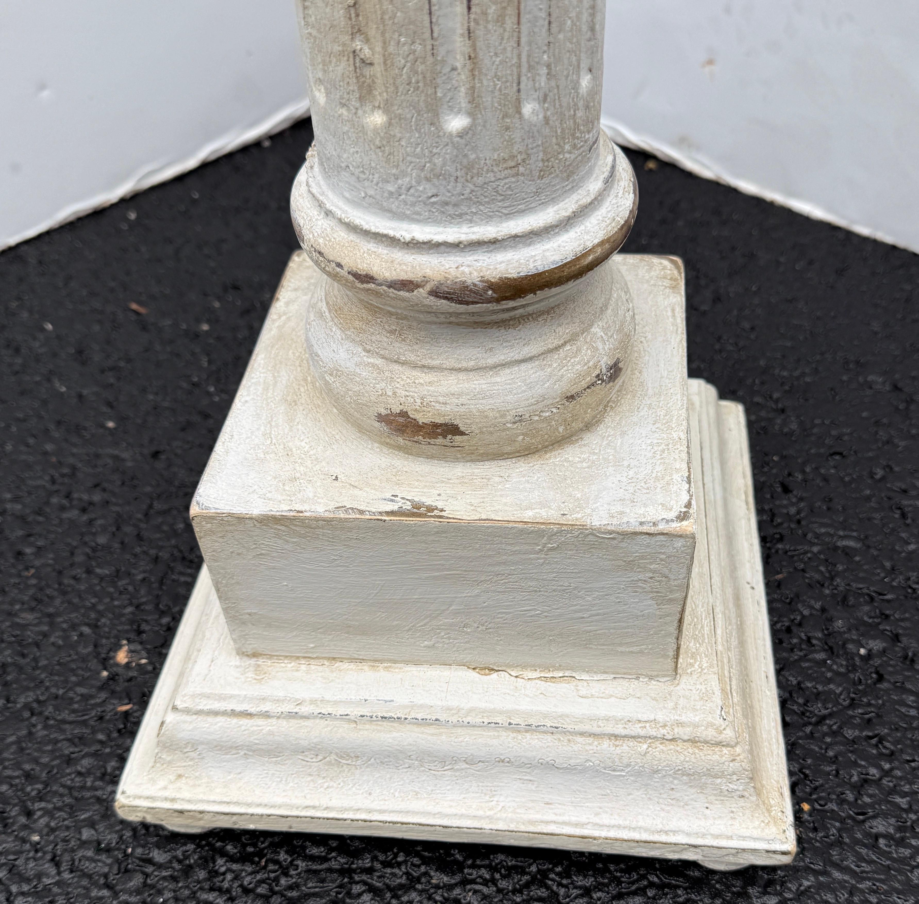 Jardinière à piédestal peinte à la Florentine italienne et à la Gustavienne en vente 7