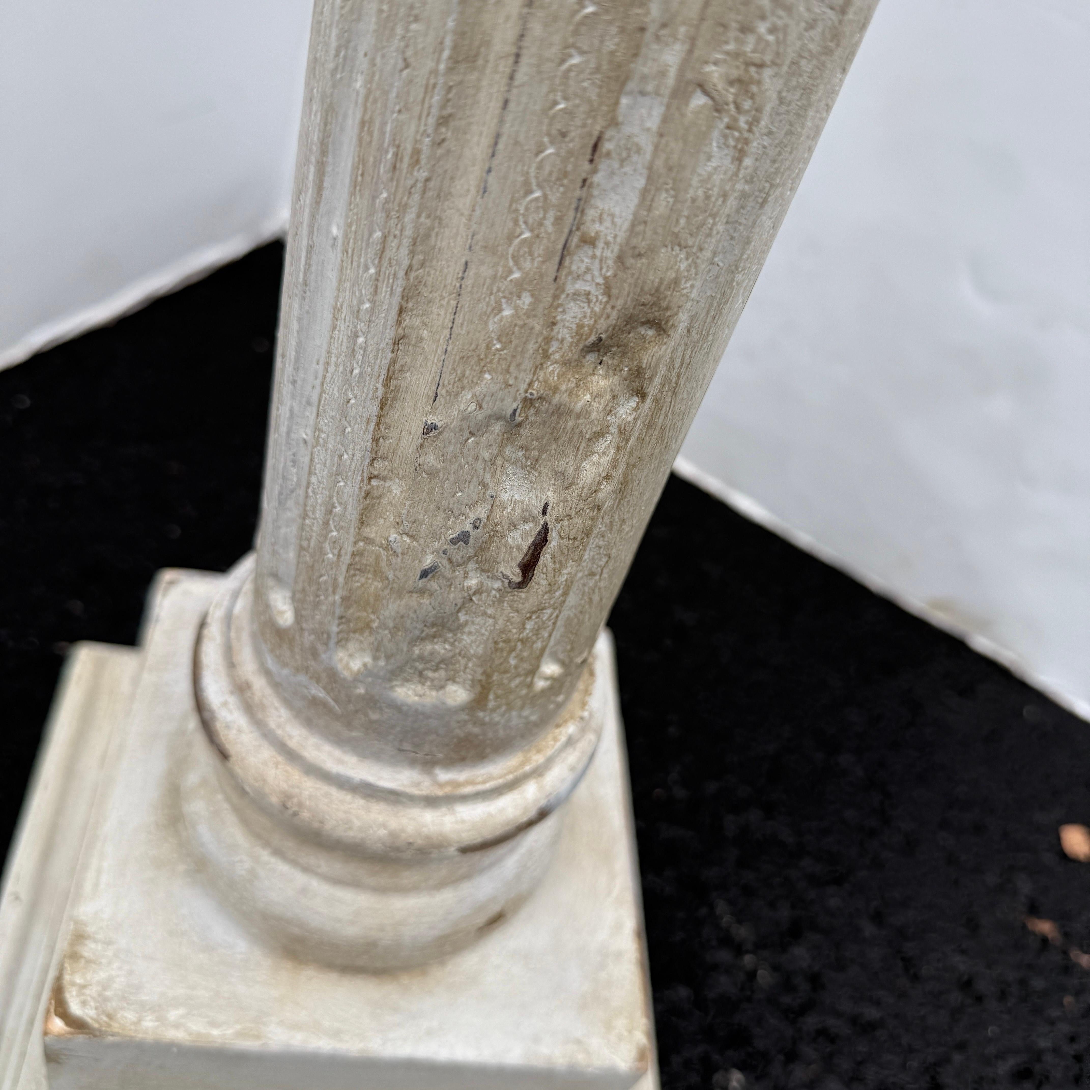 Jardinière à piédestal peinte à la Florentine italienne et à la Gustavienne en vente 8