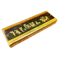 Italian Florentine Rectangular Wood Trinket Jewelry Box, 1960
s