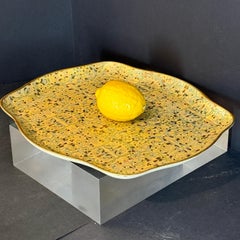 Italian Florentine Wood Painted Vanity Trinket Tray, Italy