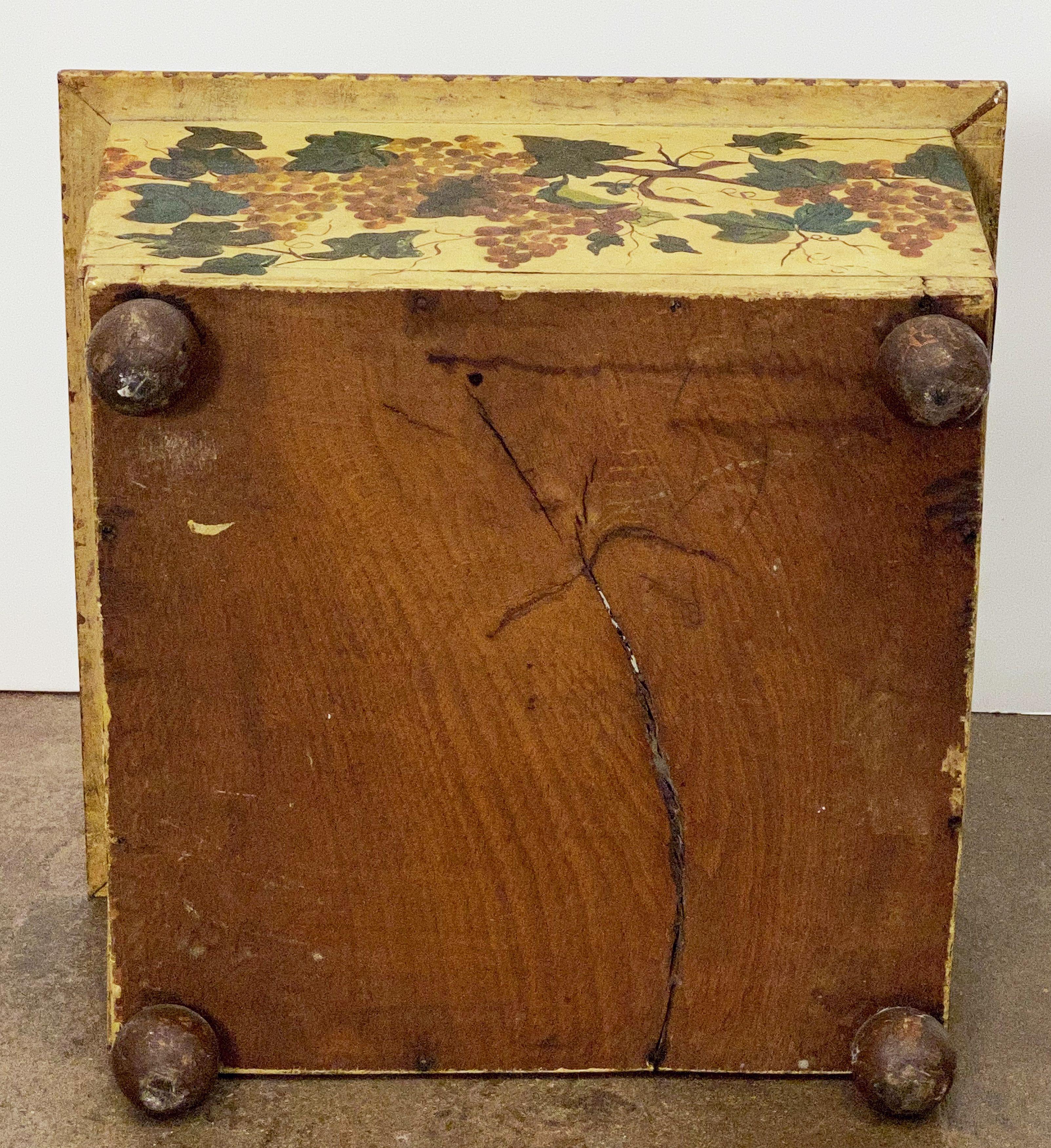 Italian Flower Box or Planter of Painted Wood from the 19th C For Sale 5