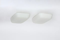 Italian flush mount ceiling lights, set of 2