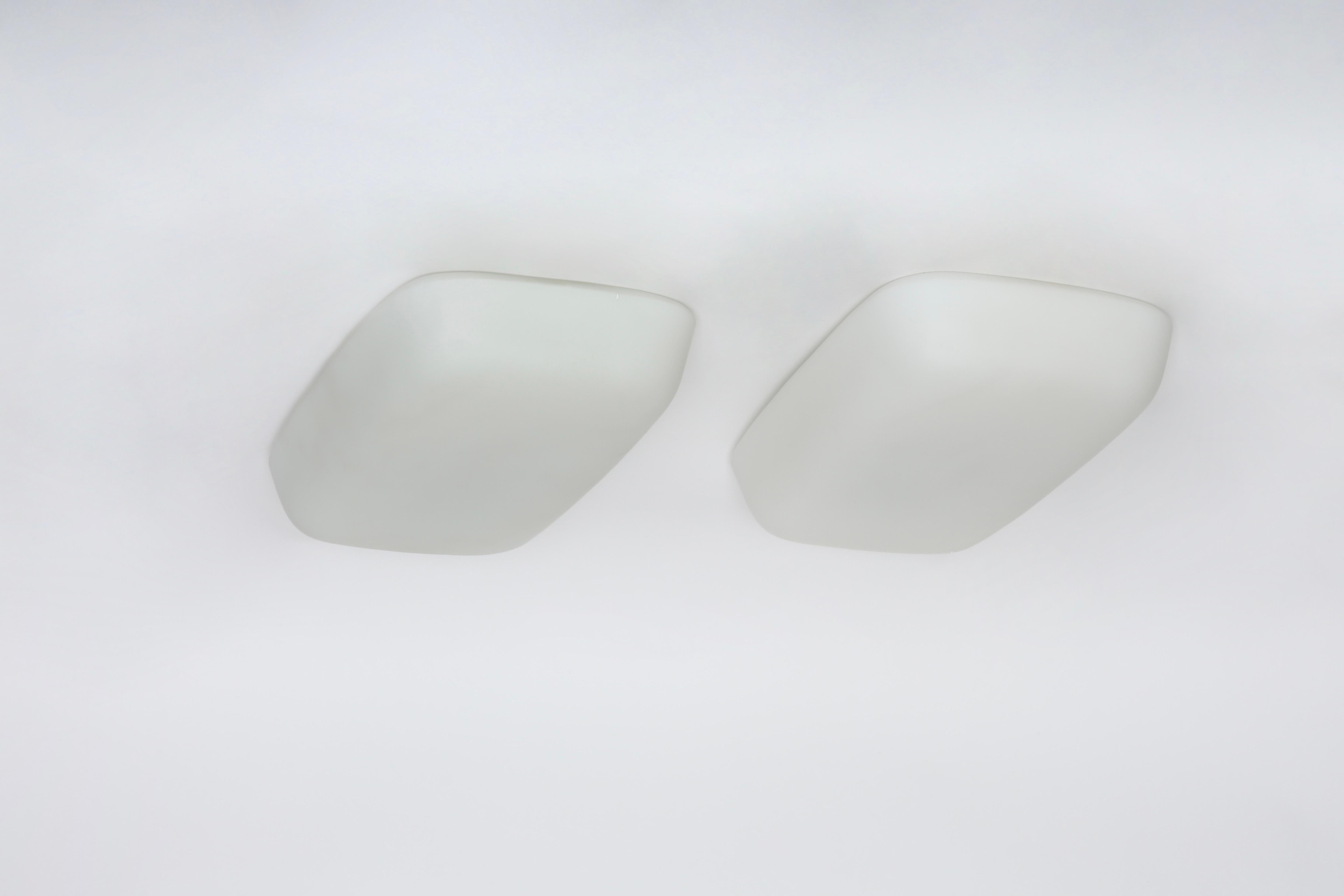 Mid-Century Modern Italian flush mount ceiling lights, set of 2 For Sale
