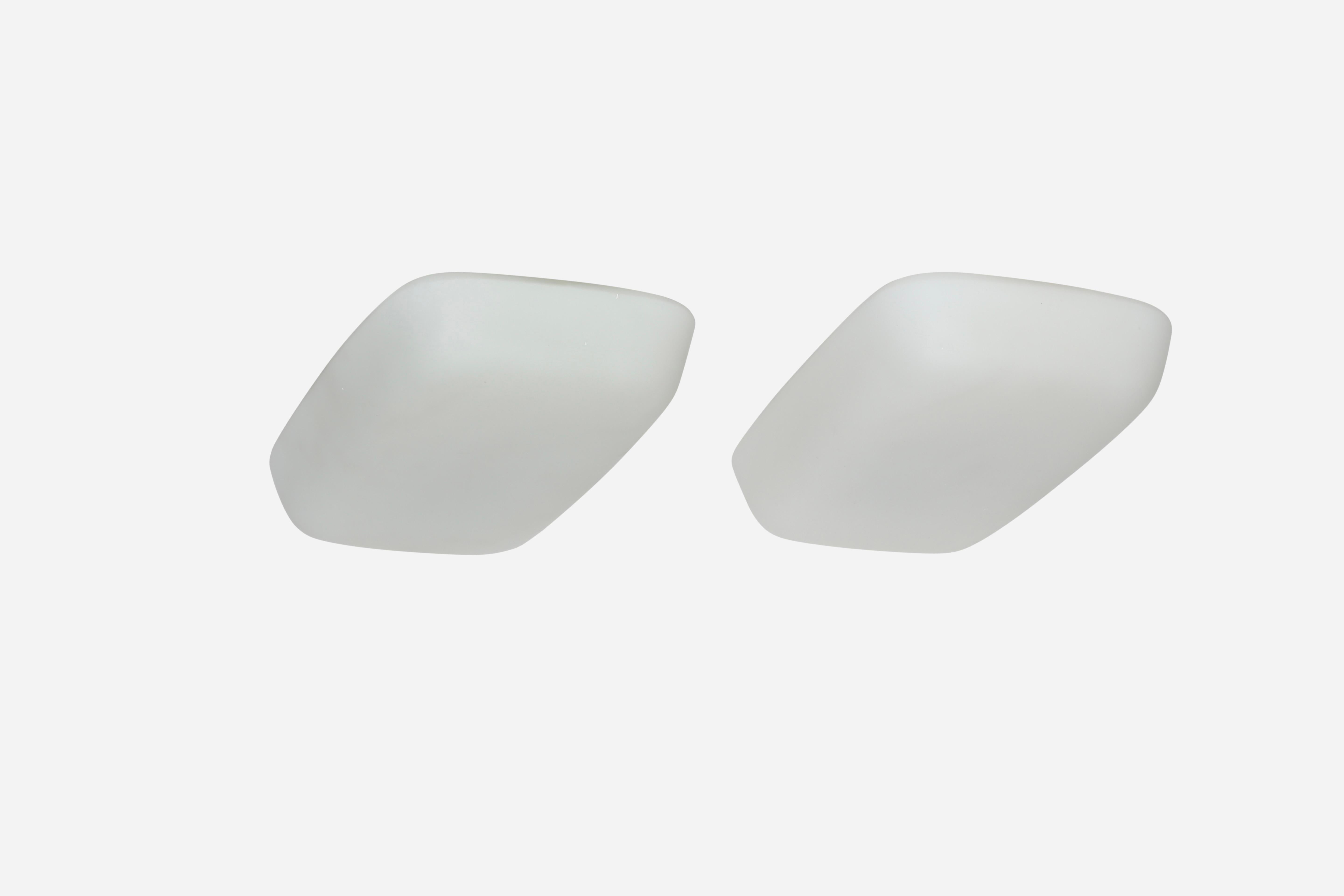 Italian flush mount ceiling lights, set of 2 In Good Condition For Sale In Brooklyn, NY