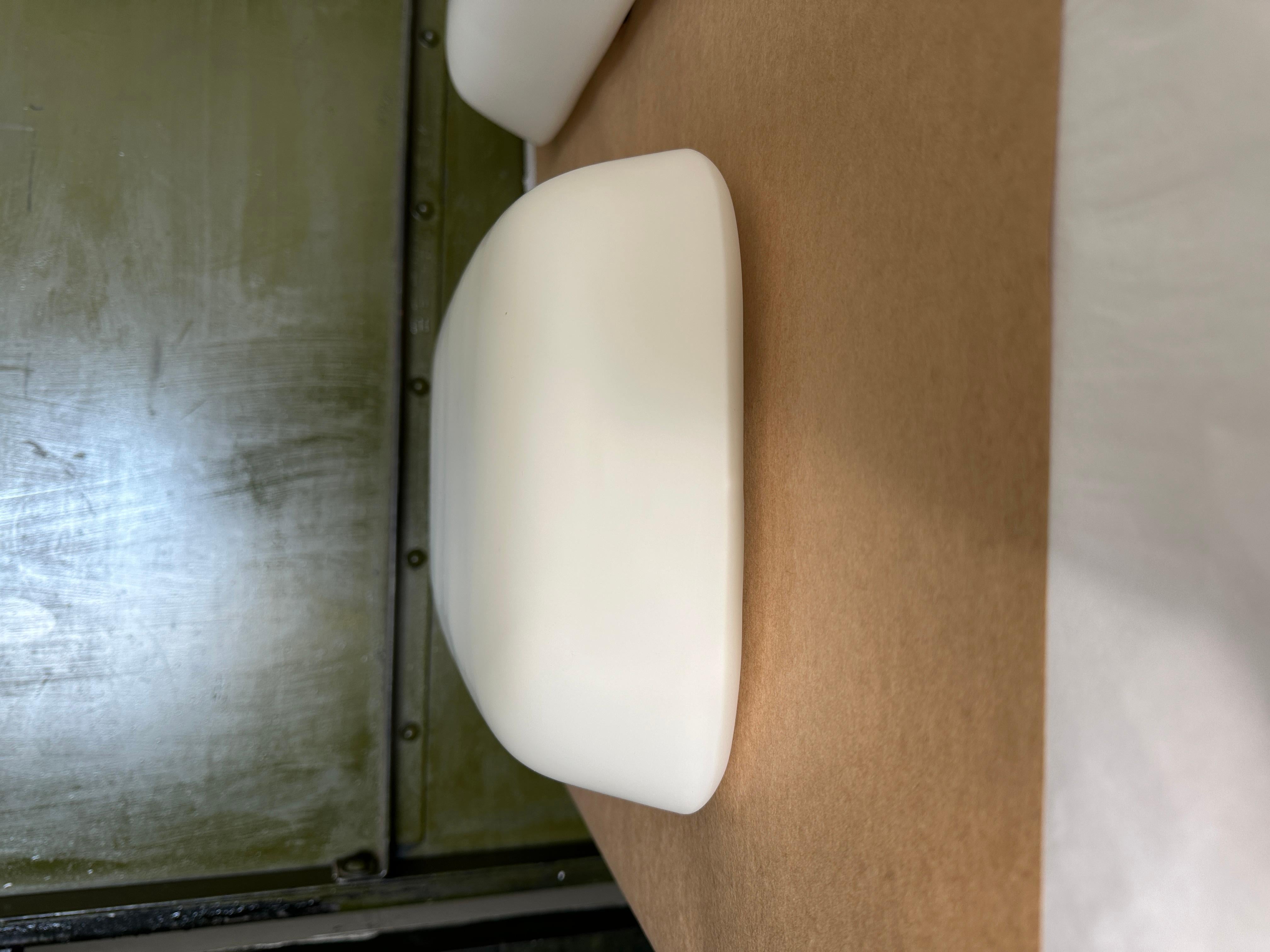 Mid-20th Century Italian flush mount ceiling lights, set of 2 For Sale
